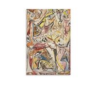 KLAGCBDF Jackson Pollock THE BLUE UNCONSCIOUS Living Room Home Office Decoration Canvas Wall Art Prints Poster Photo Picture Painting Posters Room Decor 20x30inch(50x75cm)
