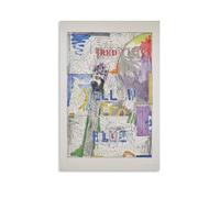 KLAGCBDF JIANPIN JASPER JOHNS Usuyuki (2) Canvas Printing Famous Paintings Canvas Wall Art Prints Poster Photo Picture Painting Posters Room Decor 20x30inch(50x75