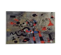 KLAGCBDF Joan. Miro. from The Series Canvas Printing Famous Paintings Wall Art Poster Scroll Canvas Painting Picture Living Room Decor Home 24x36inch(60x90cm)