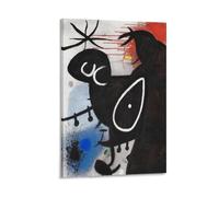 KLAGCBDF Joan. Miro. People, Birds Canvas Printing Famous Paintings Posters Wall Art Painting Canvas Prints Decor Poster Artworks 12x18inch(30x45cm)