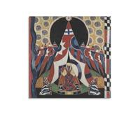 KLAGCBDF Marsden Hartley American Indian Symbols Spray Oil Paintings_ Home & Commercial Canvas Wall Art Home Decor Poster Wall Art Hanging Picture Print Decorative Painting Posters 20x20inch(50x50cm)