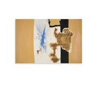 KLAGCBDF Robert Motherwell The Ten Years After Spray Oil Paintings Home & Commercial Canvas Wall Art Home Decor Poster Wall Art Hanging Picture Print Decorative Painting Posters 12x18inch(30x45cm)