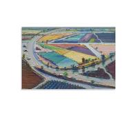KLAGCBDF Wayne Thiebaud River Bend Farms Canvas Printing Famous Paintings, Wall Art Posters, Decorative Hanging Pictures Artworks Canvas Poster Wall Art Prints Home Modern Decor 16x24inch(40x60cm)