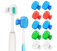klahh 10Pcs Toothbrush Head Cover Toothbrush Covers Head Cap Portability Toothbrush Cap Electric Toothbrush Head Protector for Home Travel Business Trip Camping