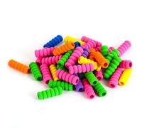 klahh 50 Pcs Foam Soft Pencil Grips Easy Grip Pencils for Kids Handwriting without Tears 6 Colors Comfort Pencil Holder Suitable for Students,Adults