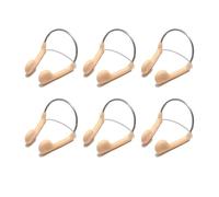 klahh 6 Pcs Nose Clip Swimming Unisex Adult Swimming Competition Nose Clip Waterproof Silicone Nose Plugs Training Nose Plugs for Swimming Adults