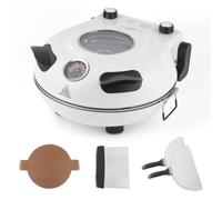 KLAIF Electric Pizza Oven Indoor With 12" Ceramic Stone, LMC-White