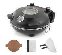 KLAIF Electric Pizza Oven Indoor With 12" Ceramic Stone, LMR-Black