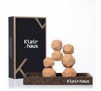 KLAIRHAUS - Office Accessories - Desk Decoration for Men and Women - Handmade Cork Stacking Blocks - Modern Office Decoration - Funny Accessories - Home Decorations - Zen Executive Desk Toys