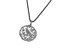 Klaisy 18K Gold Electroplating Hummingbird Necklace Stainless Steel Pendant Neck Chain Jewelry Piece For Special Occasion Symbolic Hope Necklace
