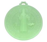 Klaisy 2Pcs 5inch Benedict Crosses Offering Nighttimes Illuminations For Faithfuls And Spiritual Practices Religious Home Decoration