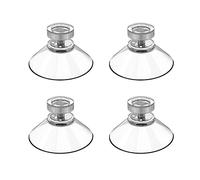 Klaisy 4 / 10Pcs Full Transparent Strong Screw Nut Suction Cup 40mm Clear Tighten Glass Window Table Top Sucker Hook Kitchen Bathroom Storage Tool