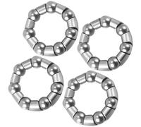 Klaisy 4Pcs Bicycles Fork Headsets Ball Bearings Replacement Bike Caged Balls Bearing Cycling Accessory Bike Caged Ball Bearing