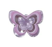 Klaisy Acrylic Hangings Charm With Hollow Butterfly Colorful Acrylic Butterfly Decorative Jewelry Making Charm Tool Pendant Decoration
