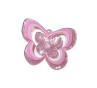 Klaisy Acrylic Hangings Charm With Hollow Butterfly Colorful Acrylic Butterfly Decorative Jewelry Making Charm Tool Pendant Decoration