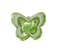 Klaisy Acrylic Hangings Charm With Hollow Butterfly Colorful Acrylic Butterfly Decorative Jewelry Making Charm Tool Pendant Decoration