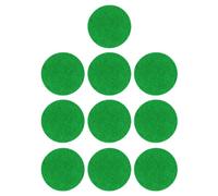 Klaisy Air Hockey Felt Pad 10pcs Air Hockey Table Felt Pusher Replacement Pad Sticker For Pusher Pucks