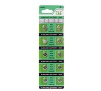 Klaisy Button Battery,10PCS Watch Battery AG1 1.55V 364 SR621SW LR621 621 LR60 CX60 Alkaline Button Coin Cell Batteries for Watches Toys