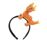 Klaisy Chinese Dragon Headband Creative Face Props Headdress Perform Party Wash Headwear Cartoon Animal Hair Accessories New Year Decoration