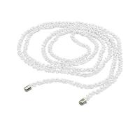 Klaisy Contemporary Long Beaded Necklace Handmade Artificial Crystal Bead Neckchain Stylish Jewelry For Trendy Accessorizing Artisanal Handcrafted Beaded Necklace