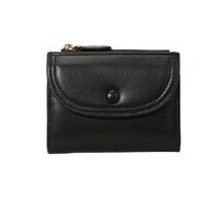 Klaisy Contemporary Women Compact Card Holder Zippers Around Closure Practical PU Leather Travel Essential PU Leather Wallet for Women