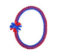 Klaisy Double Sided Graduation Ribbon Necklace Intricate Weave Honor Rope Handmade Ribbon Garlands Delicate Woven Neckchain Graduation Pendant Necklace