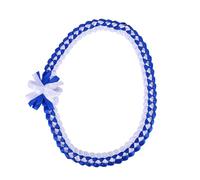Klaisy Double Sided Graduation Ribbon Necklace Intricate Weave Honor Rope Handmade Ribbon Garlands Delicate Woven Neckchain Graduation Pendant Necklace
