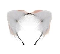 Klaisy Handmade Cartoon Foxes Ear Hair Hoop Woman Halloween Makeup Headband For Easter Carnivals Cosplay Hair Accessories Halloween Headbands For Women Headbands Adults Anime Character Cosplay