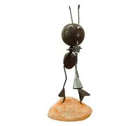 Klaisy Metal Ants Figure Artwork Weather Resistant Suitable For Modern Garden Bed Edging Fern Garden Landscape Design Iron Ants Plant Stake