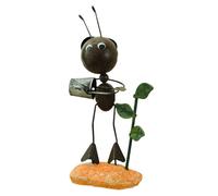 Klaisy Metal Ants Figure Artwork Weather Resistant Suitable For Modern Garden Bed Edging Fern Garden Landscape Design Iron Ants Plant Stake
