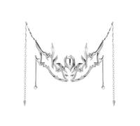 Klaisy Metal Half Cover Unique Face Jewelry Cosplay Face Chain Fashionable Face Chain Alloy Texture For Man And Women Wear Mechanical