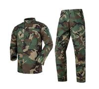 Klaisy Multi Pocket Camouflage Uniform Breathable Quick Dry Cotton Blend Training Clothing for Trekking Camping Hiking Multipocket Field Uniform