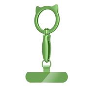 Klaisy Multifunctional None Adhesive Phone Strap Replacement Metal Rings Holder 360 Rotation Suitable For All Full Cover Case Aluminum Alloy Phone Finger Stand