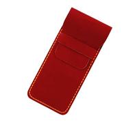 Klaisy Retro Leather Pen Case Fountain Pens Pouches Light Weight Pens Organiser for Men Women Office Writing Tool Organization Leather Writing Tool Case
