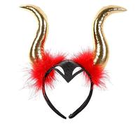 Klaisy Soft Devil Cool Headband Horn Animal Horn Hair Hoop For Kids Shows Overwhelming Animal Hairbands Cartoon Costume Halloween Devil Horns Headband