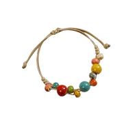 Klaisy Stylish Ceramic Jewelry Bright Colors Wrist Chain Adornment For Adding Charm To Any Occasion High Temperature Fired