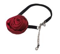 Klaisy Stylish Rose Choker Fashion Necklace Vintage Choker Gothic Fabric Collar Necklace For Women Girls Bride Birthday