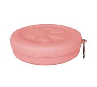 Klaisy Travel Dogs Bowl Portable Pet Water Food Bowl with Clasp Pet Cats Feeding Cup Dish for Outdoor, Travel, Walking, Parking Dog Bowls with Lid