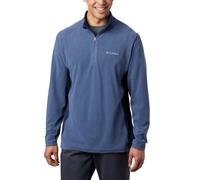 Klamath High Neck Zipped Fleece Blue + Navy Blue
