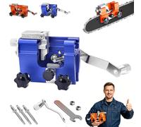 Klampero Chain Sharpener, Profisaw - The Original - Universal Chain Sharpener, Efficient Professional Chain Sharpener with Angle Guide and Robust Stainless Steel, Chain Sharpener