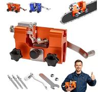 Klampero Chain Sharpener, Profisaw - The Original - Universal Chain Sharpener, Efficient Professional Chain Sharpener with Angle Guide and Robust Stainless Steel - Chain Sharpener