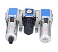 Klanata 1/2" PT Air Filter Regulator Lubricator, Air Pressure Control, Pneumatic System Components, Industrial Machinery Equipment