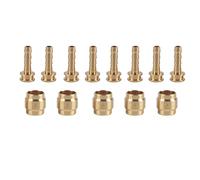 Klanata 10 Set Brake Olive and Brass Insert Kit, Oil Needle Olive Head Bike Hydraulic Disc Brake Hose Fittings for Magura MT2 MT4 MT5 MT6 MT7 MT8