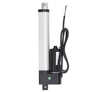 Klanata 10inch Stroke Linear Motor Electric Actuator, 12V 24V Electric Linear Actuator IP54, 3000N 250mm Linear Motor Lifter for Sofa Massage Beds TV Tables (12V)