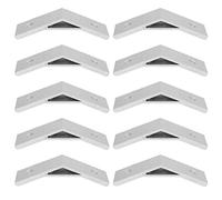 Klanata 10Pcs Aluminum Alloy Corner Braces Connector Bracket Angle 135 Degrees (3030-135 Degrees)