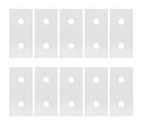 Klanata 10Pcs Unistrut Bracket, Aluminum Flat Joining Plate for Reinforcement, Vertical Connection Tool, 2020 3030 4040 (-1011210054912)