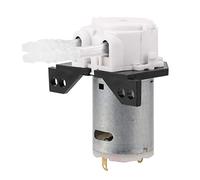 Klanata 12V/24V DC Dosing Pump, Self Priming Peristaltic Pump with Connector, Adjustable Direction, for Aquarium Lab Analysis (White)