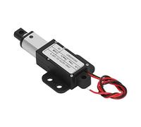 Klanata 15mm Stroke Micro Linear Actuator, 12V 150N Force 4mm/s Speed, Built-in Limit Switch Electric Motion Actuator for Home Automation, Robotics, Cabinet (with Bracket)