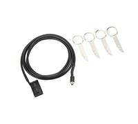 Klanata 2 Pcs Auxiliary Input Audio Jack Cable Adapter Kit with Removal Tools Fit for 2006-2008, Mondeo 2004-2007, Focus MK2 2004-2007 - Durable ABS Plastic, Plug and Play Music