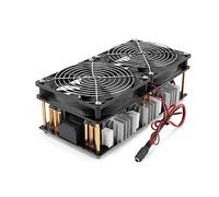 Klanata 2500W 50A ZVS Induction Heating Board with Coil Crucible and Pump - PCB Module Featuring 6 IRFP260 Transistors and 12 Resonant Capacitors - 48V 50A Recommended Power